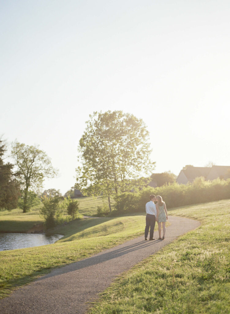 Engagement session at Chace Lake Park in Birmingham, AL