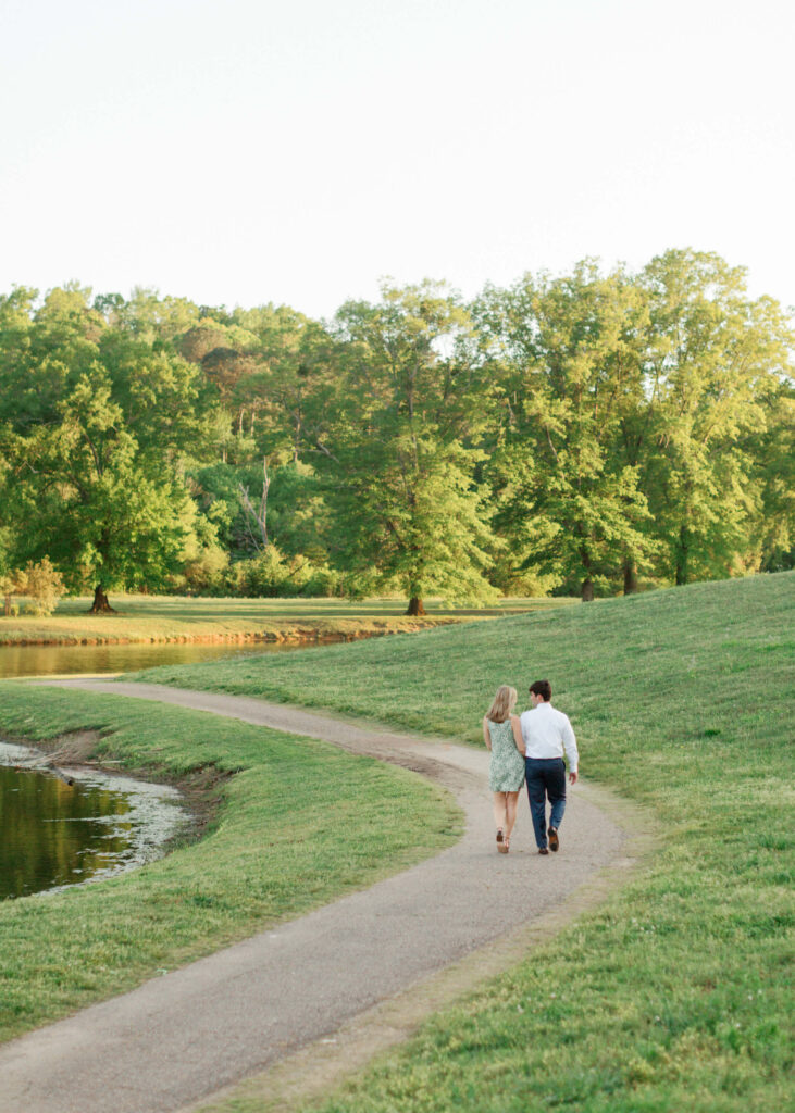 Chace Lake Park engagement session in Birmingham, AL