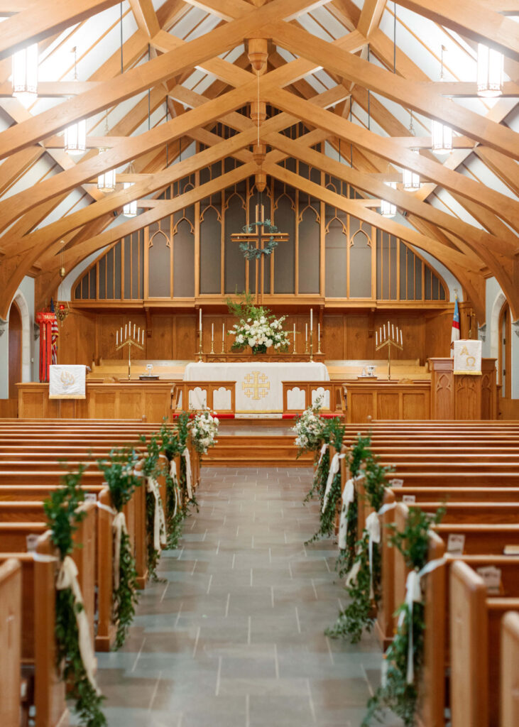 Wedding photos at All Saints Episcopal by Birmingham film wedding photographer