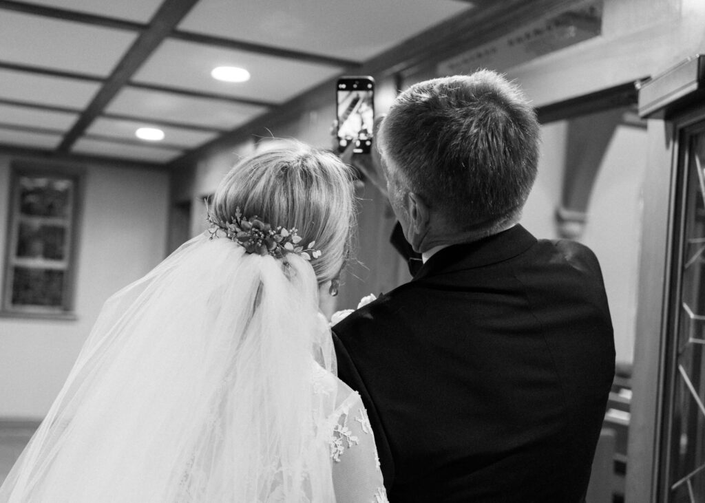 Wedding at All Saints Episcopal by Birmingham film wedding photographer