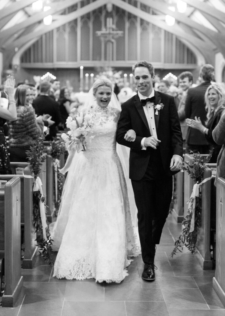Wedding at All Saints Episcopal by Birmingham film wedding photographer