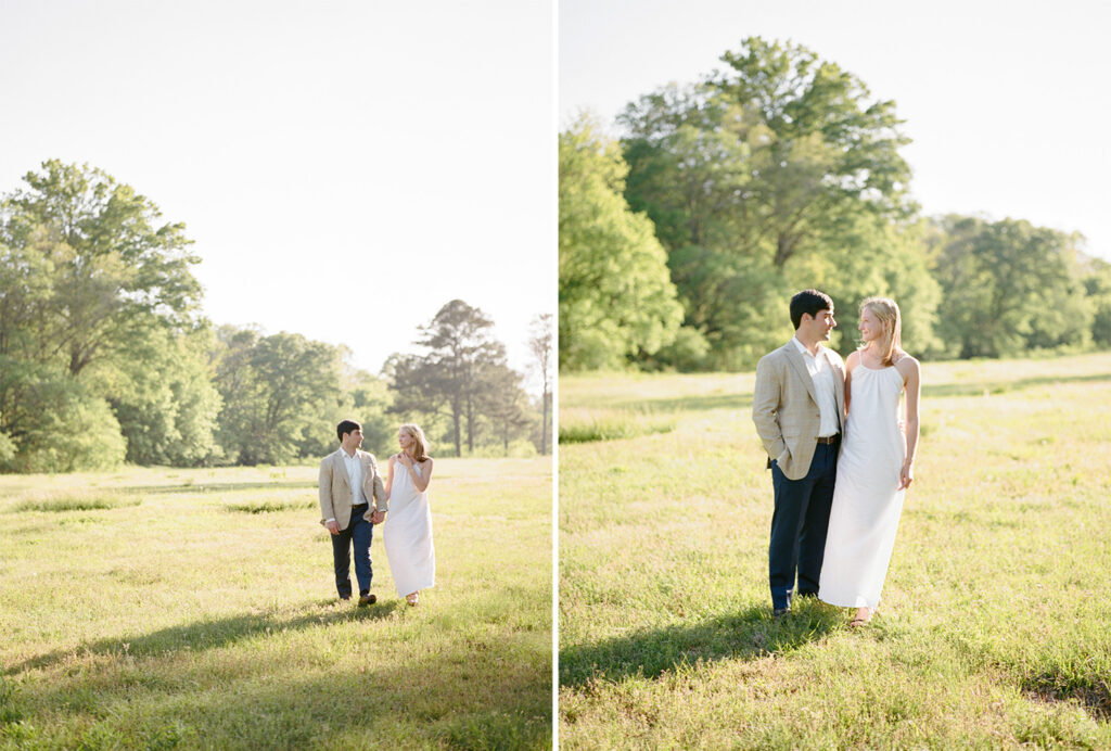 Engagement session at Chace Lake Park in Birmingham, AL