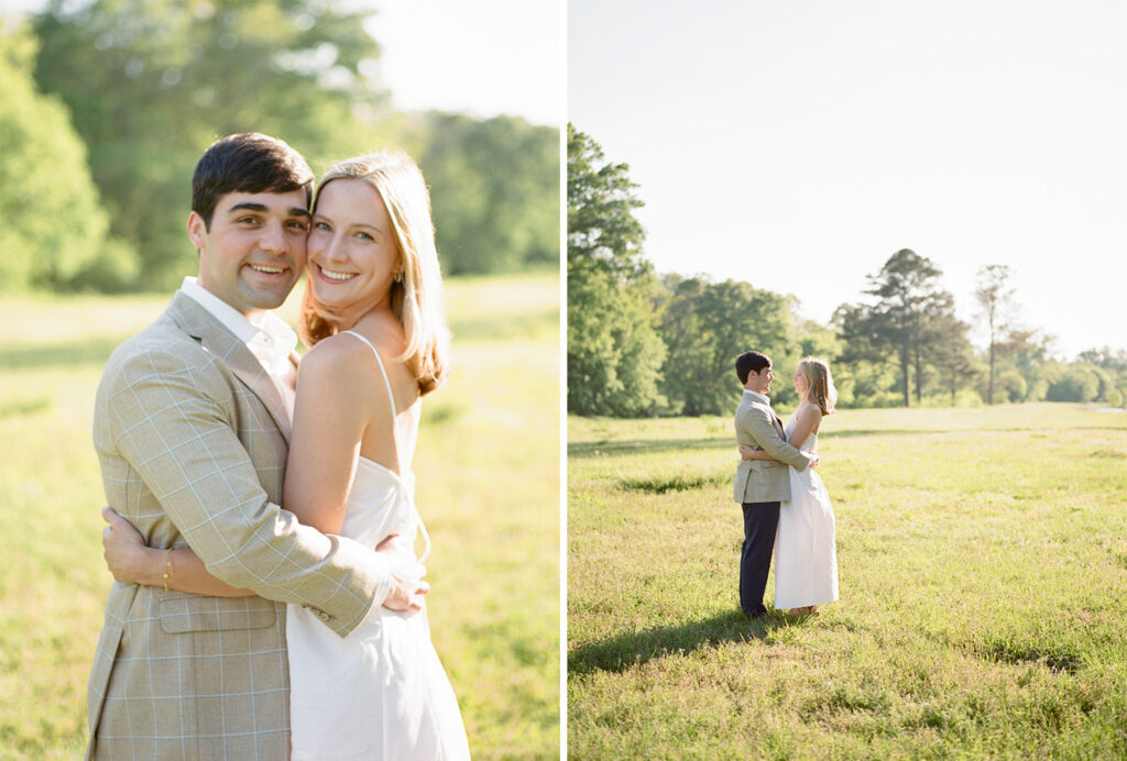 Engagement session at Chace Lake Park in Birmingham, AL