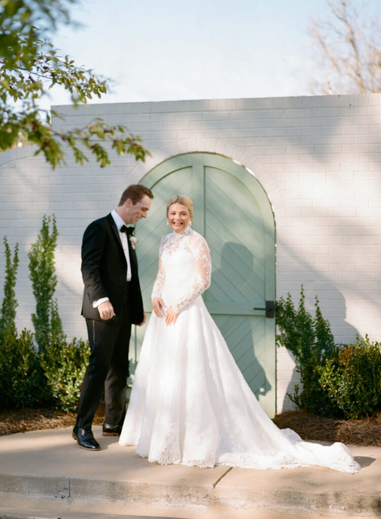 Wedding photos on film at The Farrell in Birmingham, AL