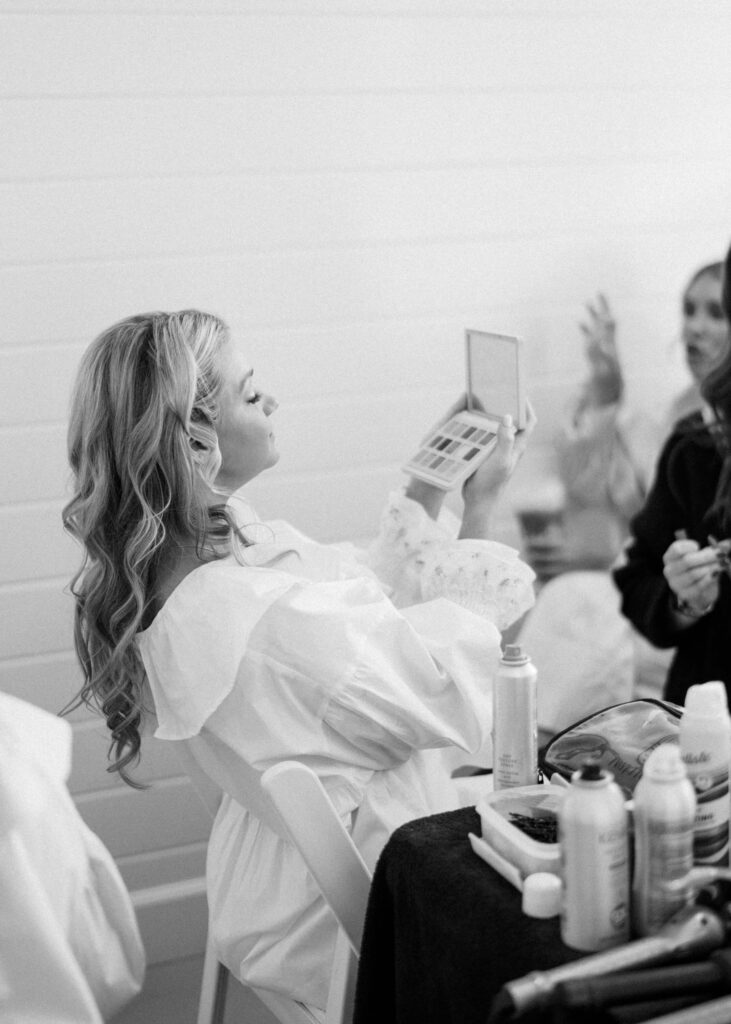 Wedding getting ready photos at The Farrell in Birmingham, AL