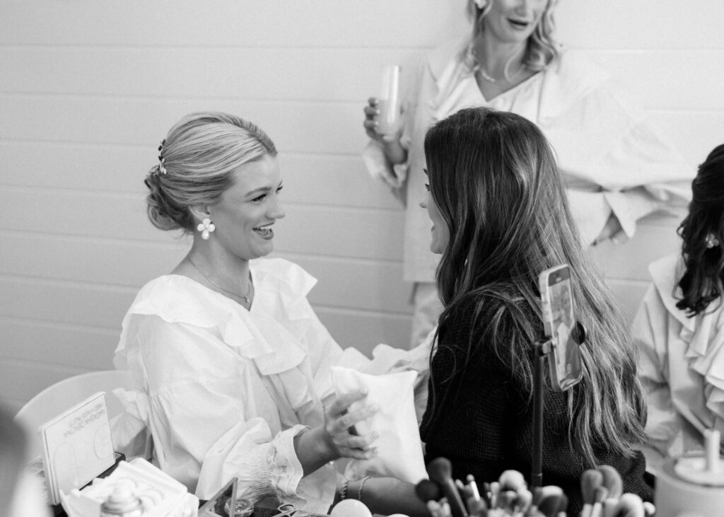 Wedding getting ready photos at The Farrell in Birmingham, AL