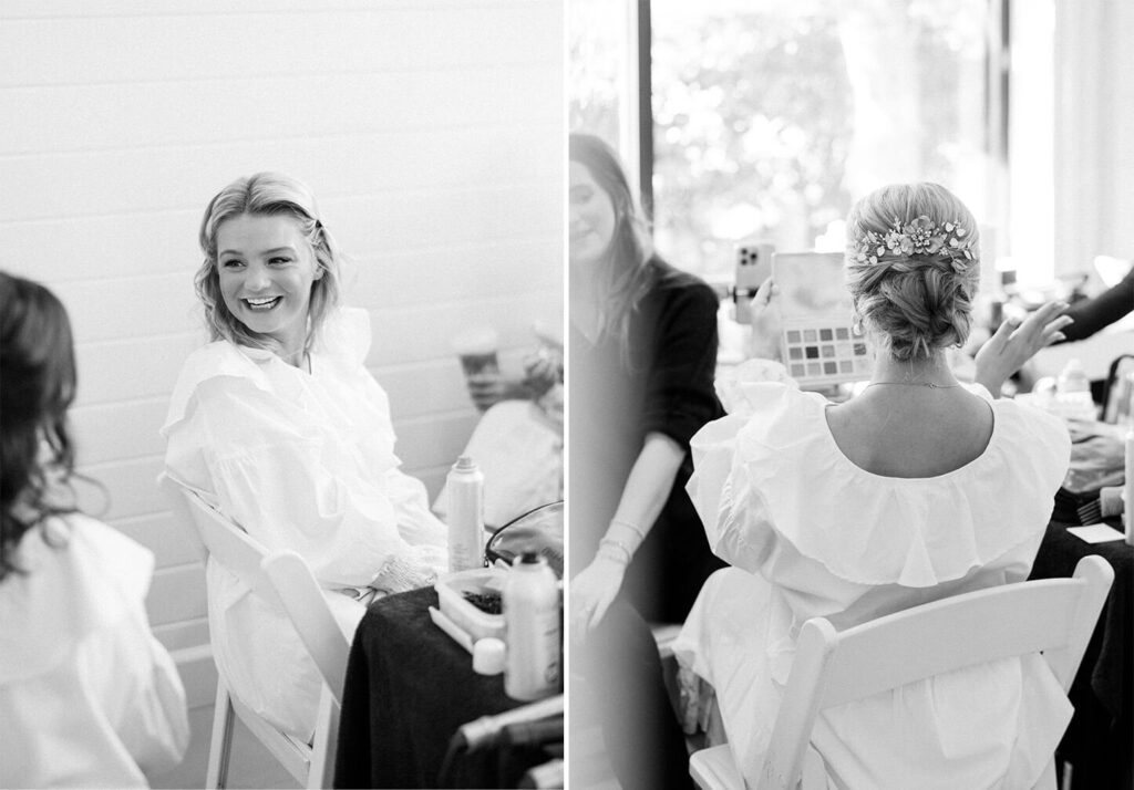 Wedding getting ready photos at The Farrell in Birmingham, AL
