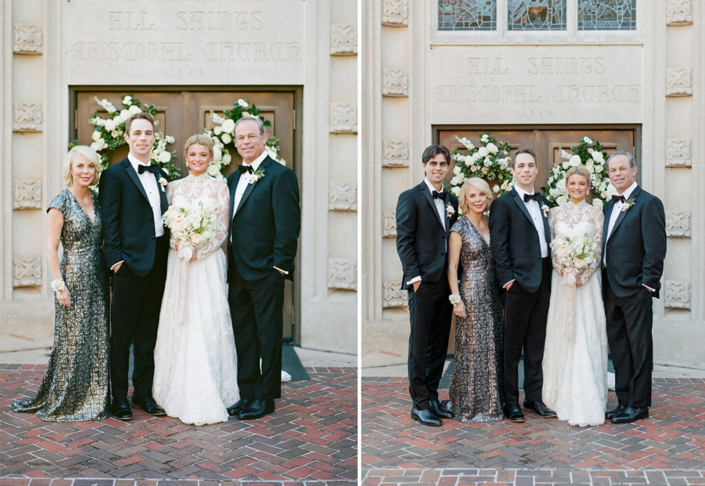Wedding photos at All Saints Episcopal by Birmingham film wedding photographer