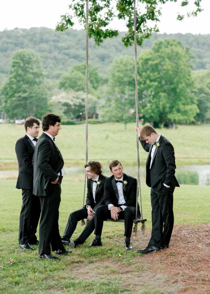 Groomsmen at Ridge Pointe Wedding Venue