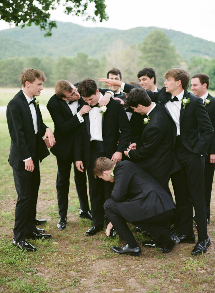 Groomsmen at Ridge Pointe Wedding Venue