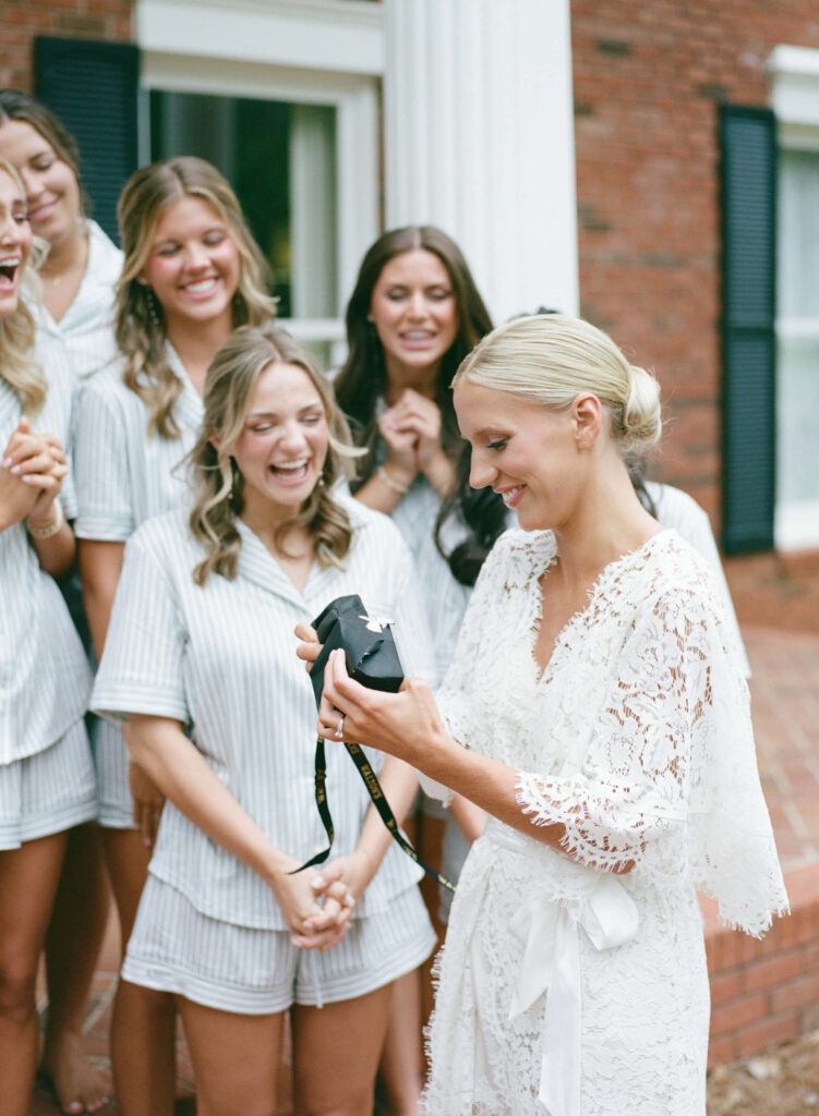 Getting ready photos at Ridge Pointe wedding venue