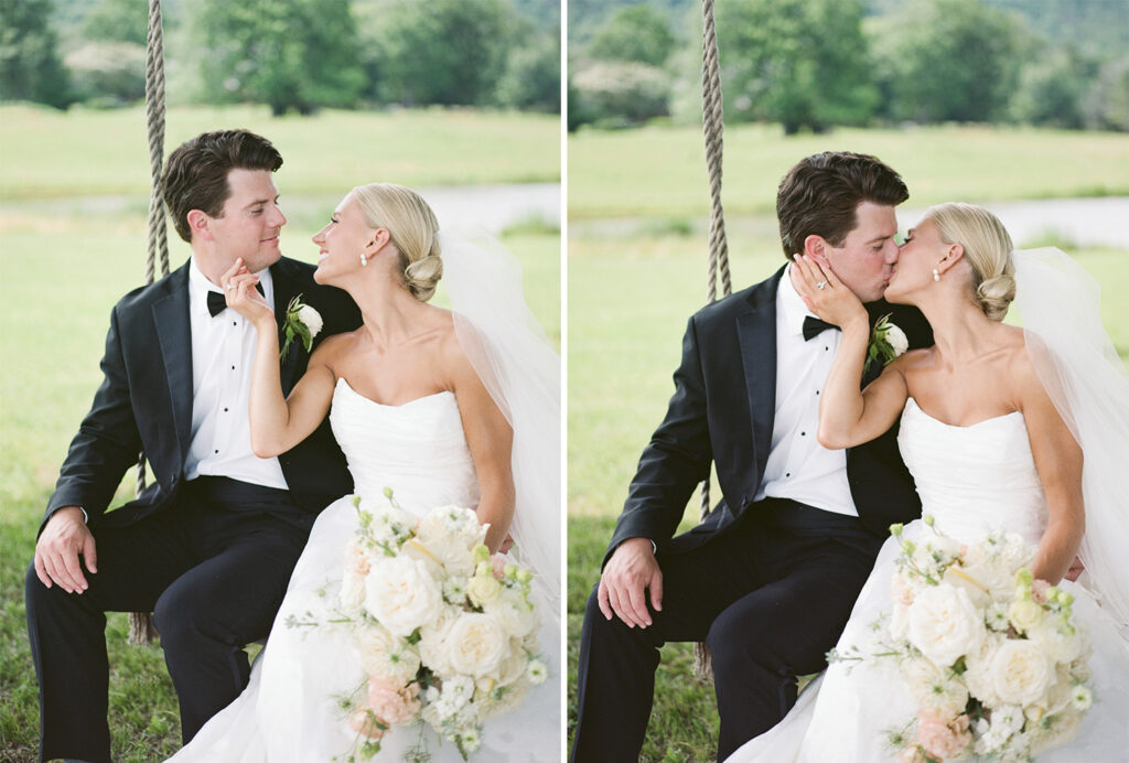 Apple green bridesmaid dresses at Ridge Pointe Wedding Venue