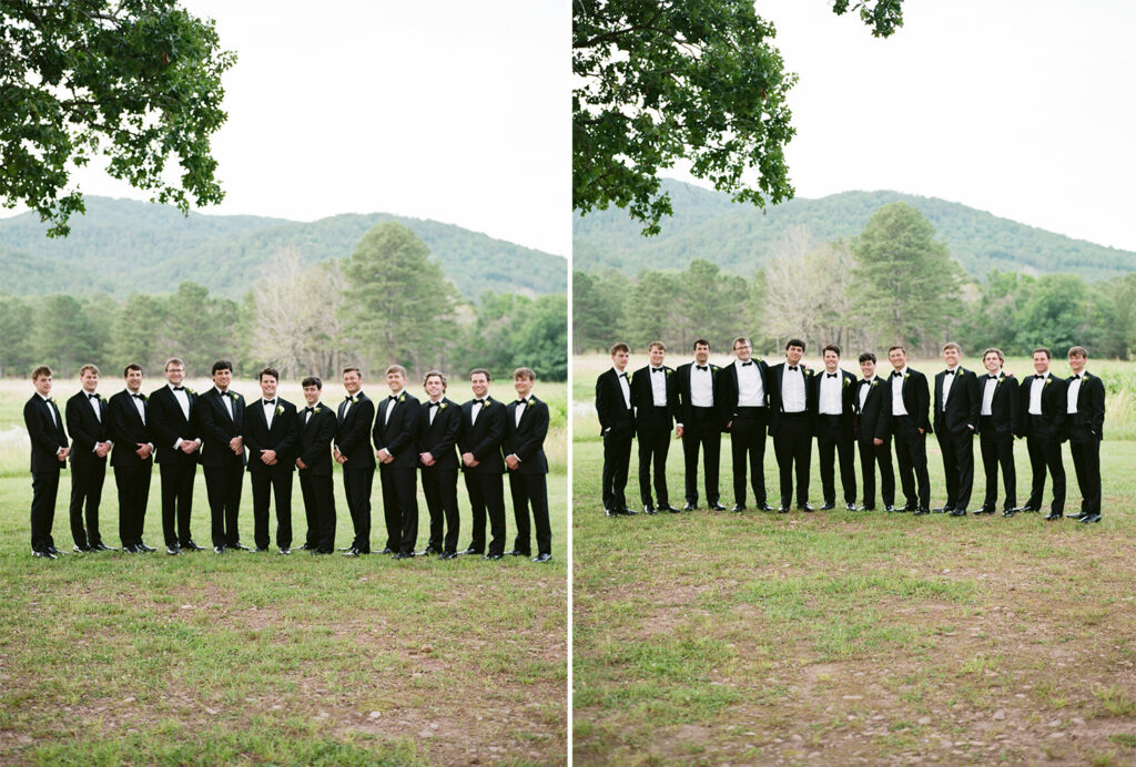 Groomsmen at Ridge Pointe Wedding Venue