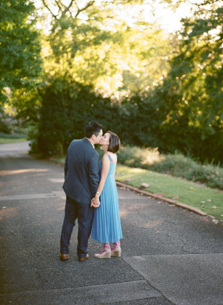 Engagement photos on Crest Road in Birmingham, AL