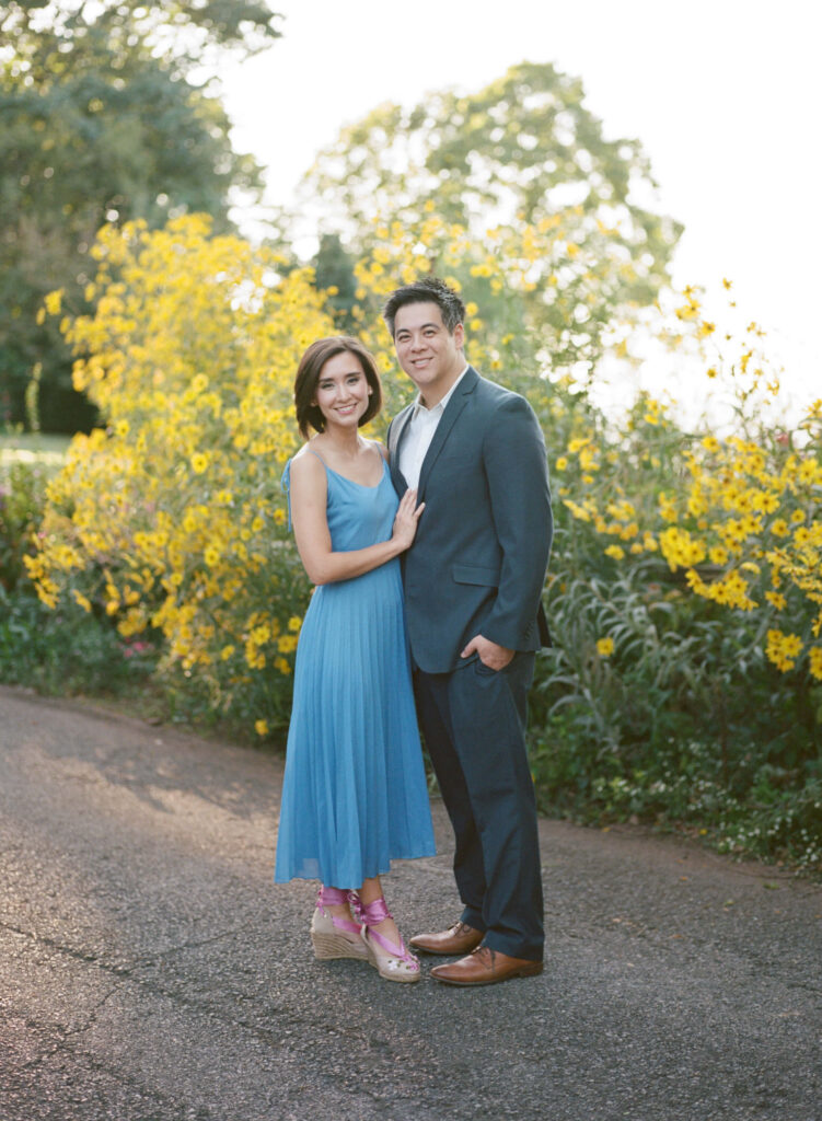 Engagement photos on Crest Road in Birmingham, AL