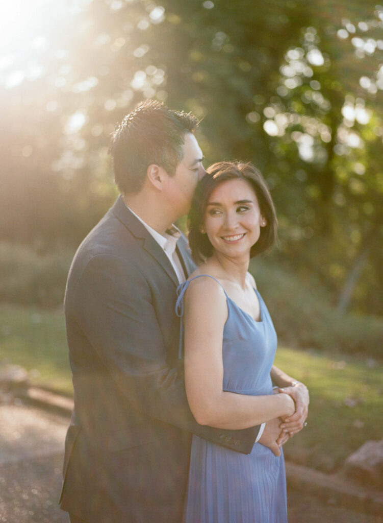 Engagement photos on Crest Road in Birmingham, AL