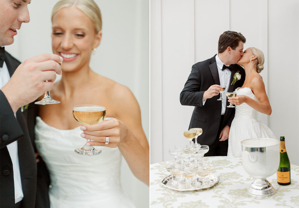 Champagne tower at Ridge Pointe in Alpine, AL