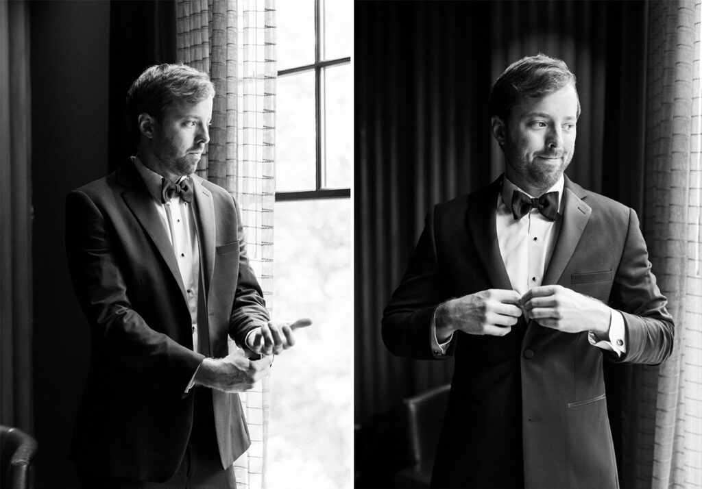 Wedding getting ready photos at The Grand Bohemian in Mountain Brook, AL