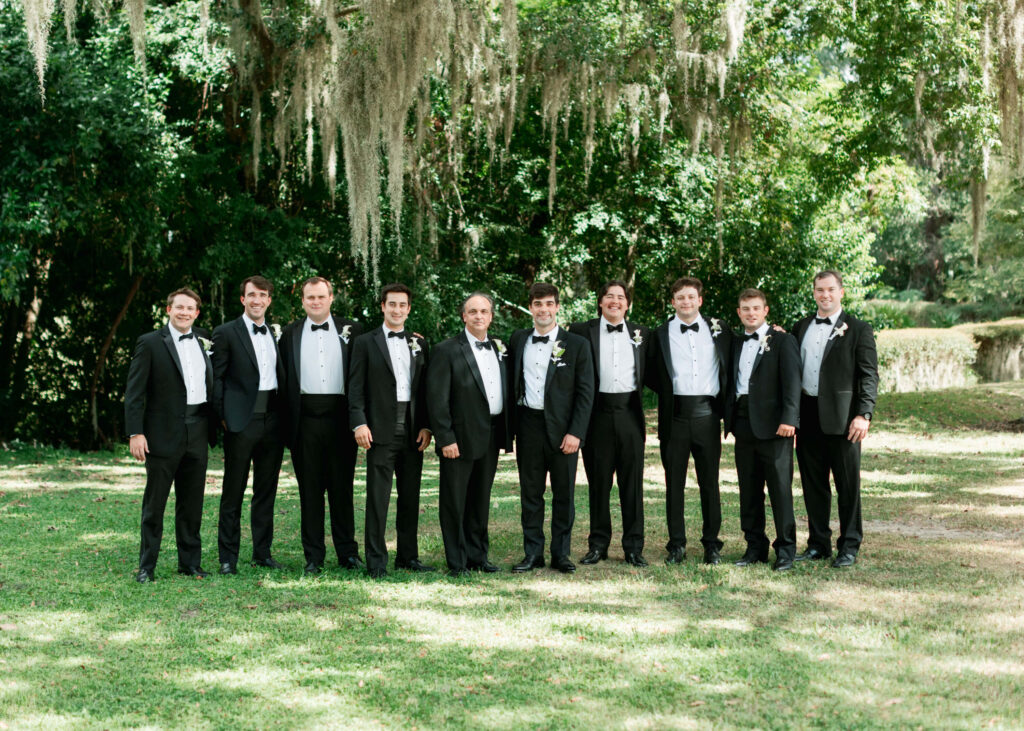 Groomsmen photos at Kanapaha Presbyterian Church in Gainesville, FL
