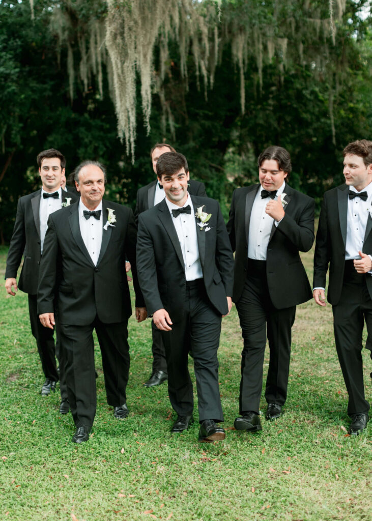 Groomsmen photos at Kanapaha Presbyterian Church in Gainesville, FL