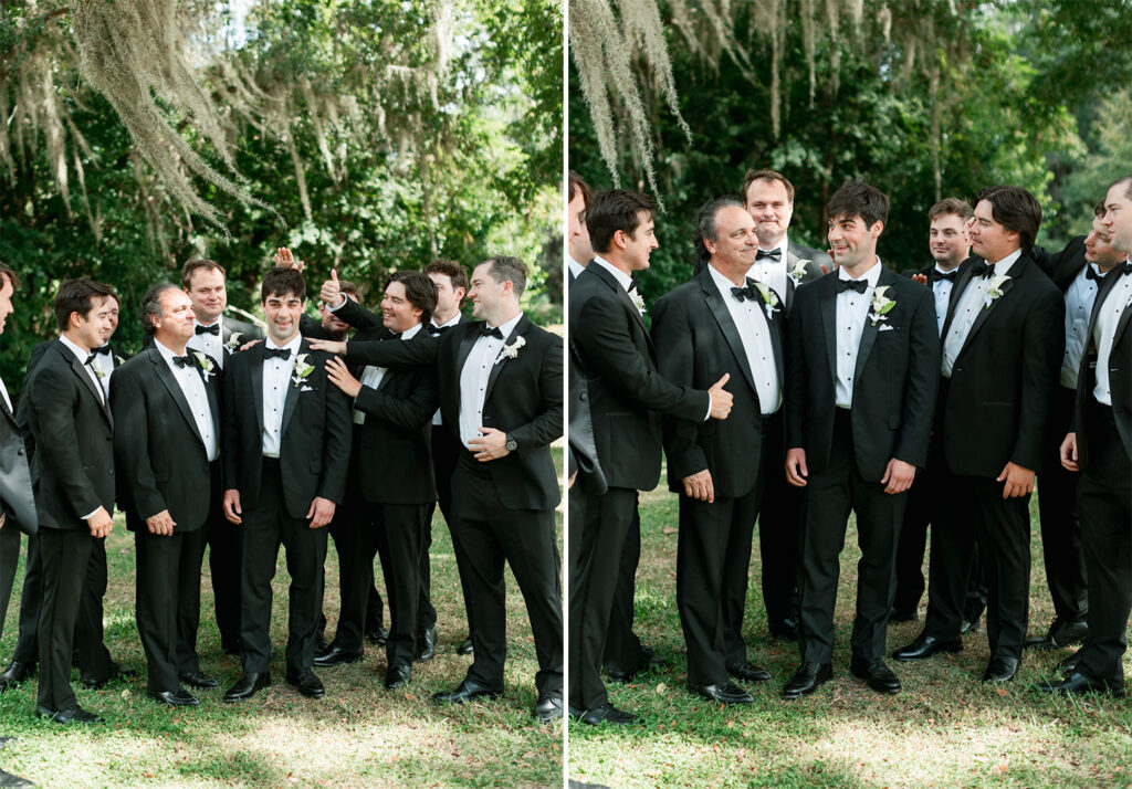 Groomsmen photos at Kanapaha Presbyterian Church in Gainesville, FL