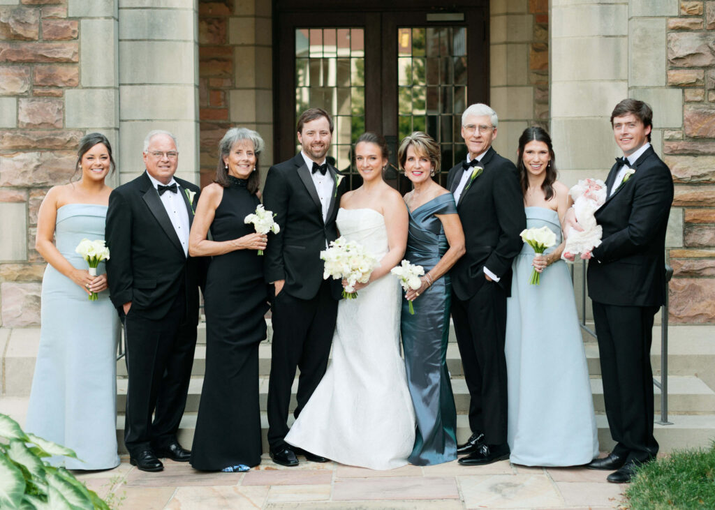 Wedding photos at Independent Presbyterian Church in Birmingham, AL