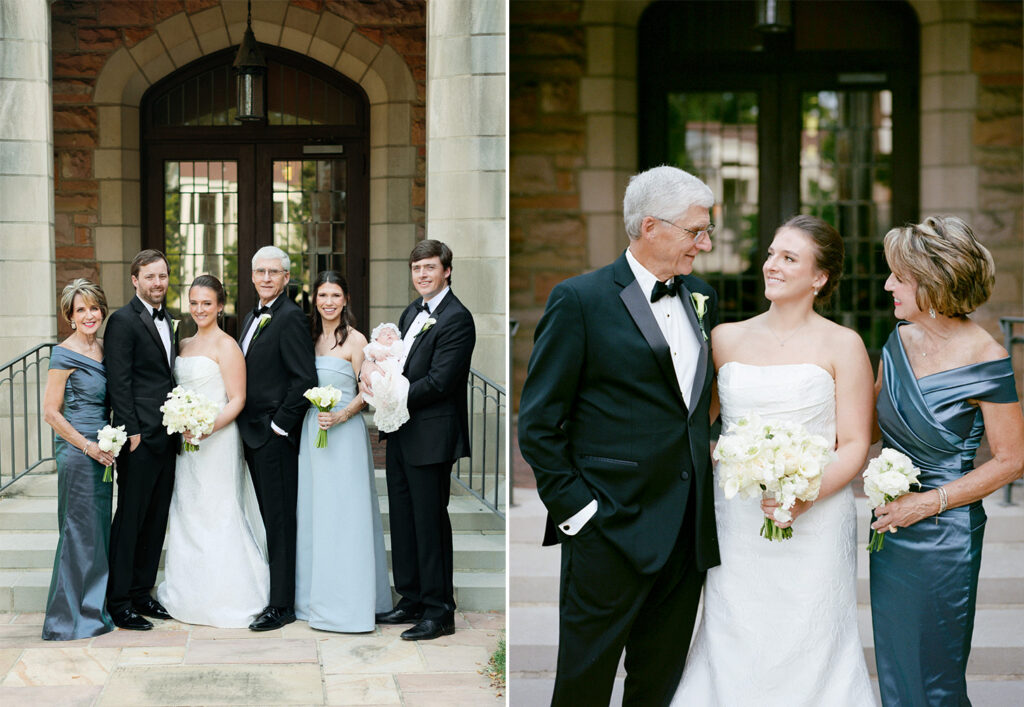 Wedding photos at Independent Presbyterian Church in Birmingham, AL