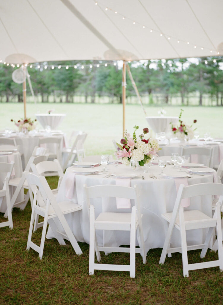 Tented private estate wedding in Gainesville, FL
