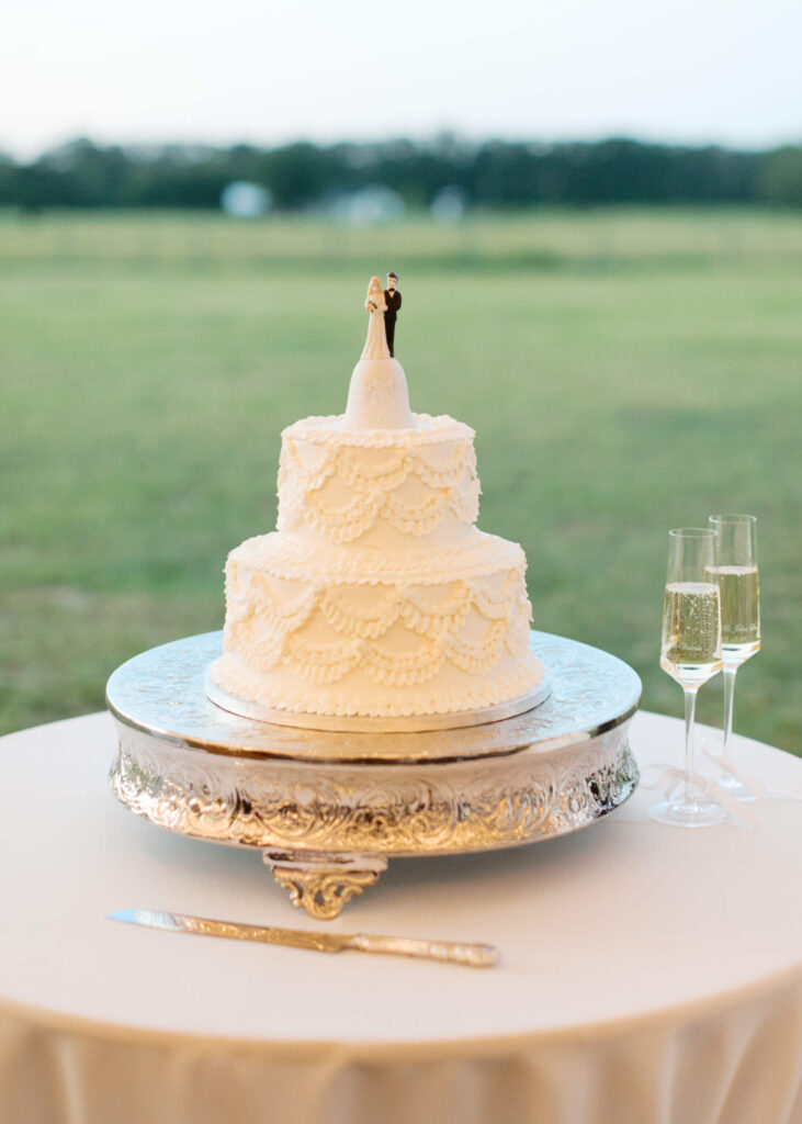 Publix two tiered wedding cake