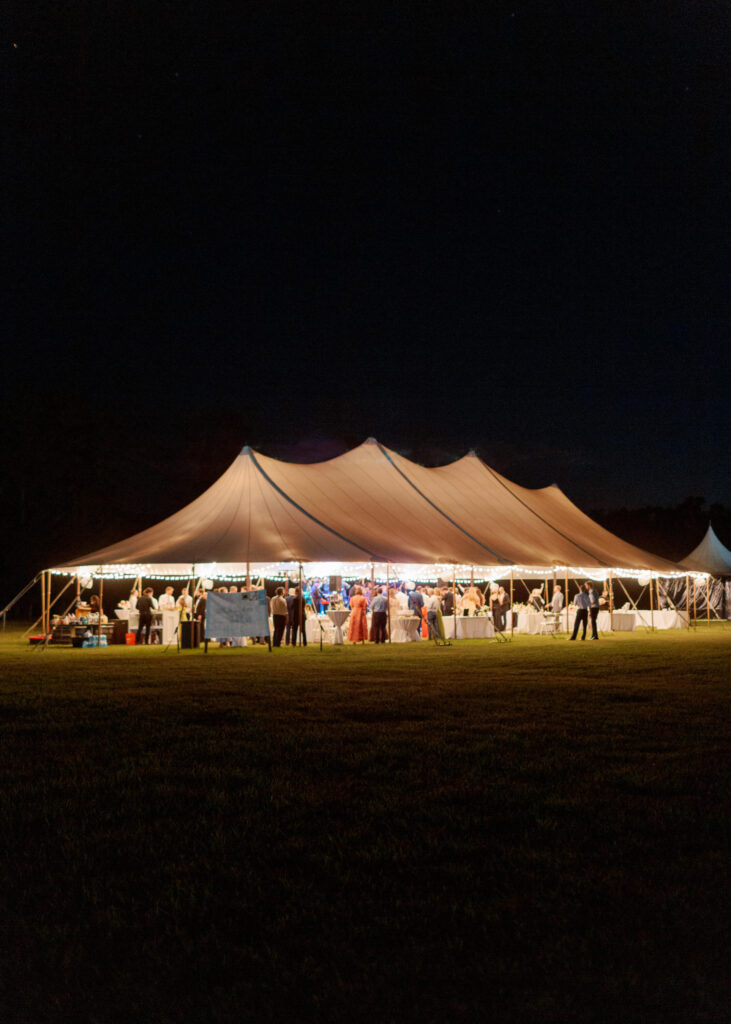 Tented private estate wedding in Gainesville, FL
