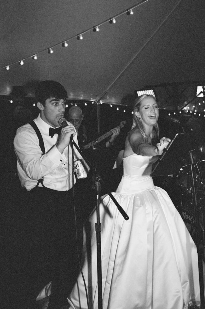 Wedding dance floor photos on film, photographed by a North central florida film wedding photographer