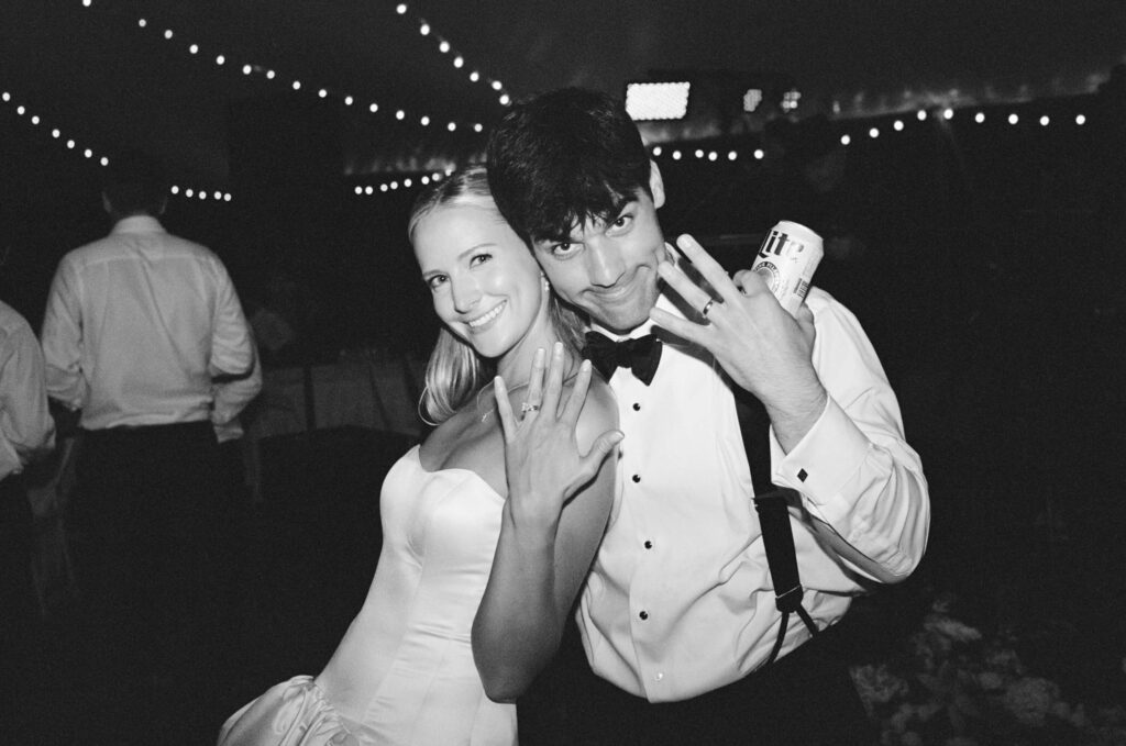 Wedding dance floor photos on film, photographed by a North central florida film wedding photographer