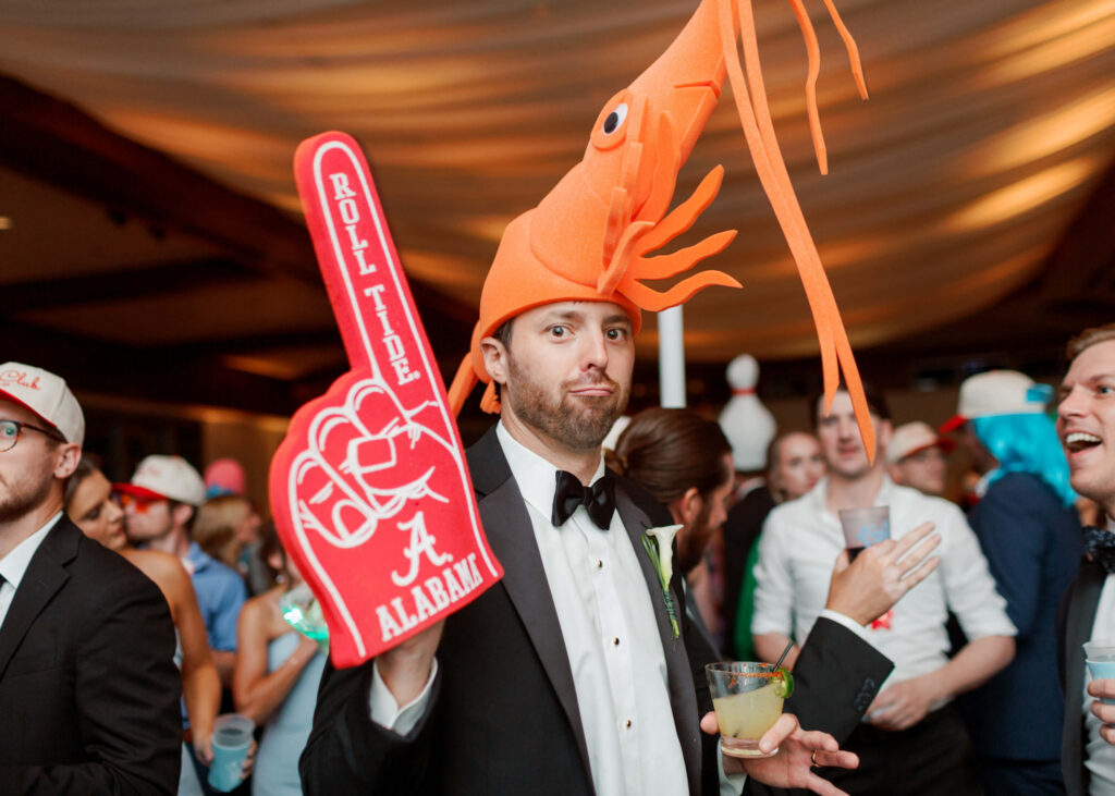 Wedding photos at The Club in Birmingham, AL