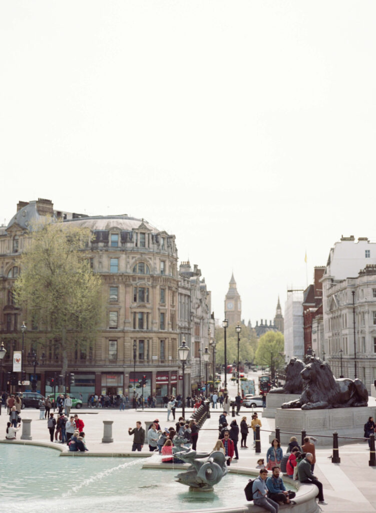 London shot on Portra 400 film