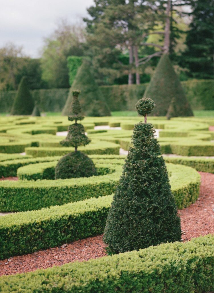 Chateau de Sceaux gardens outside of Paris, France