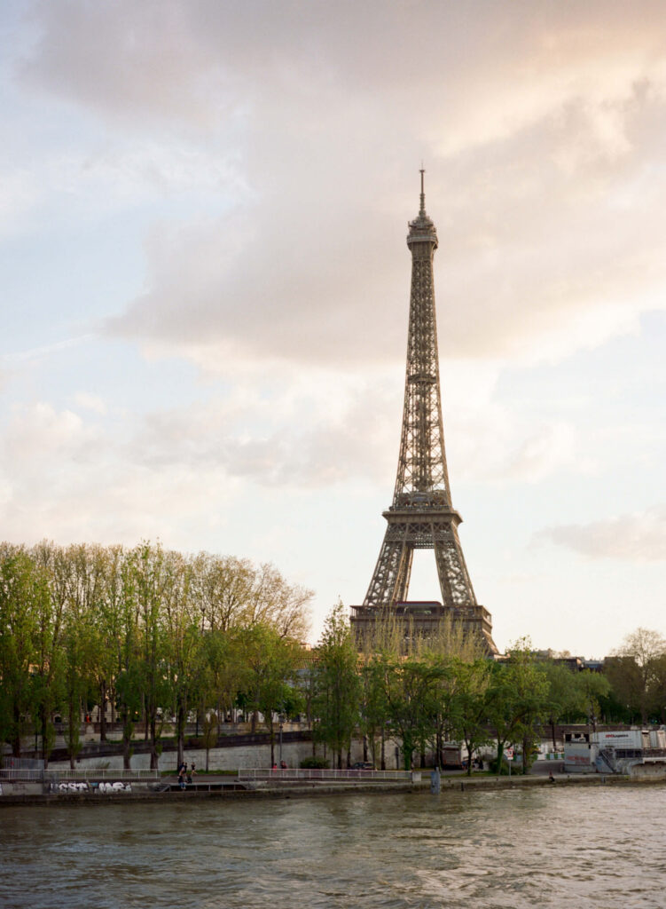 Eiffel tower on Portra 400