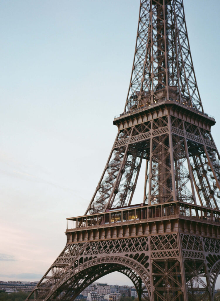 Eiffel tower on Portra 400