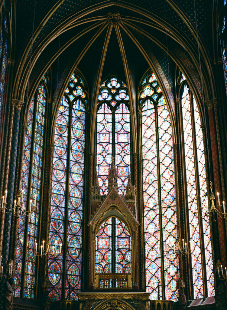 Paris on Portra 400 film