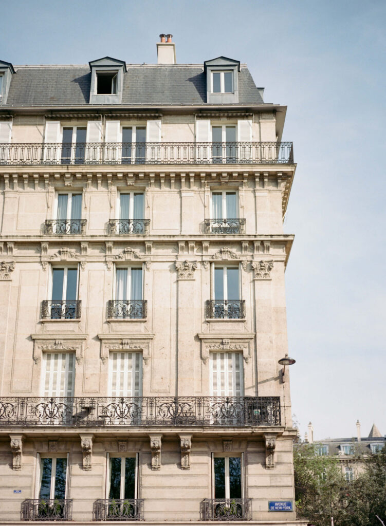 Paris on Portra 400 film